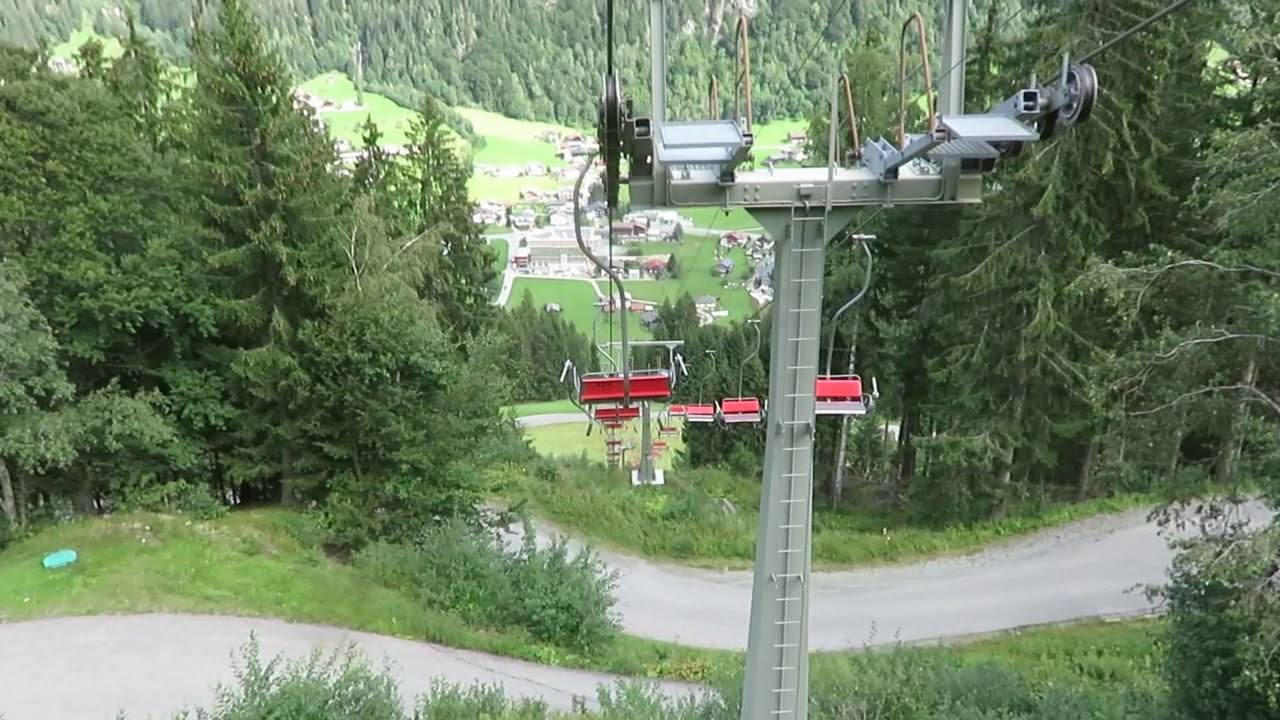 Silvretta Montafon St.Gallenkirch  2-CLF Garfrescha Bahn I Talfahrt Sommerbetrieb
