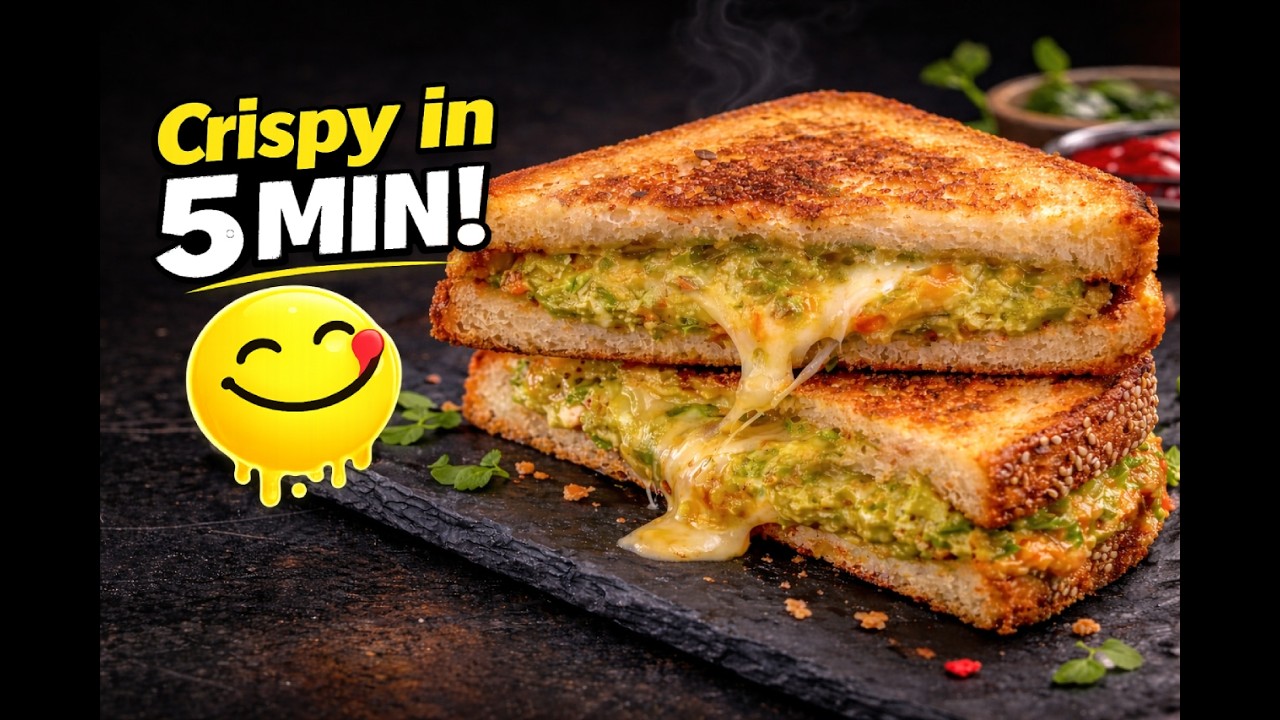 Crispy Veg Cheese Sandwich |घर पर बनाएं कैफे स्टाइल वेज चीज़ सैंडविच |😋#sandwich #recipe