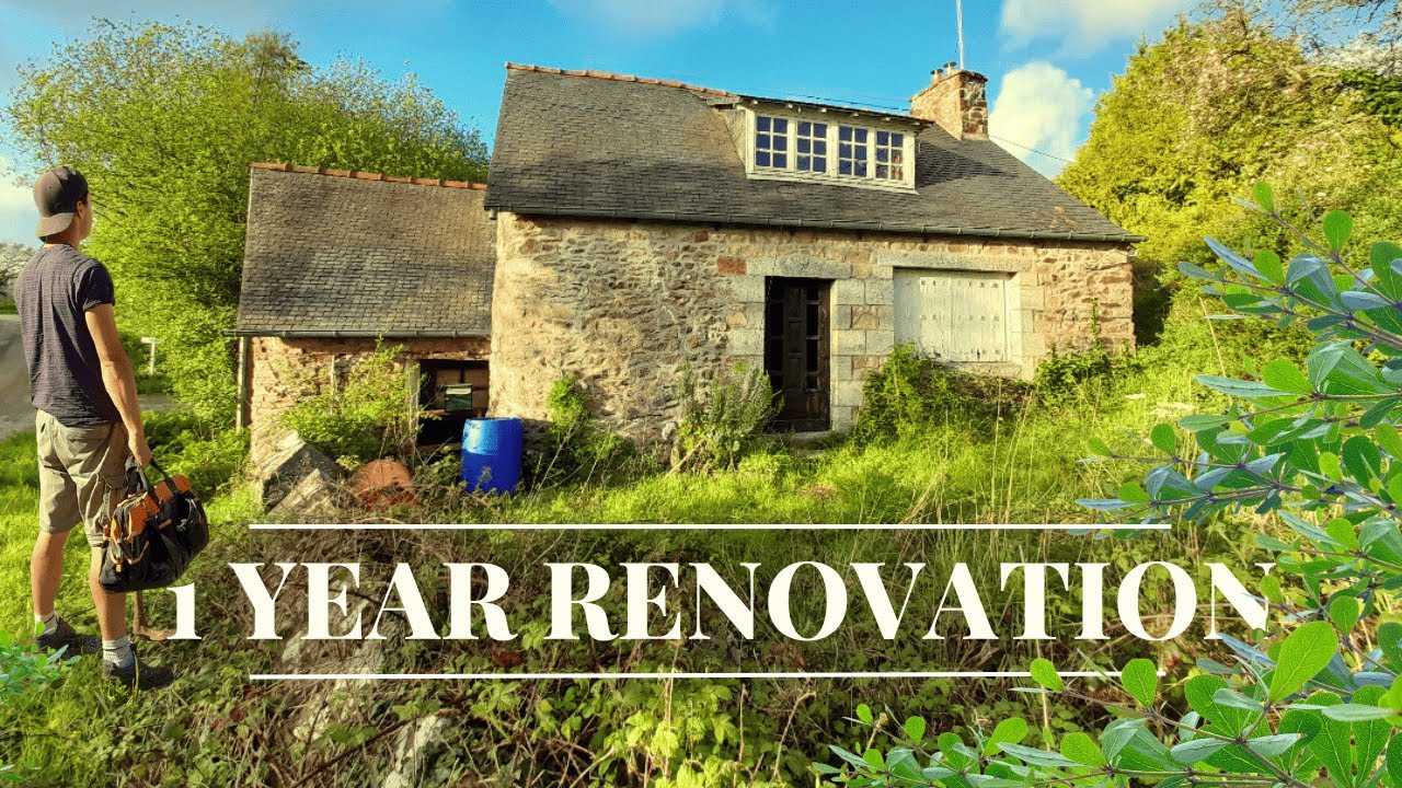 Renovating My French Cottage: 1 Year in 15 Minutes – Cinematic.