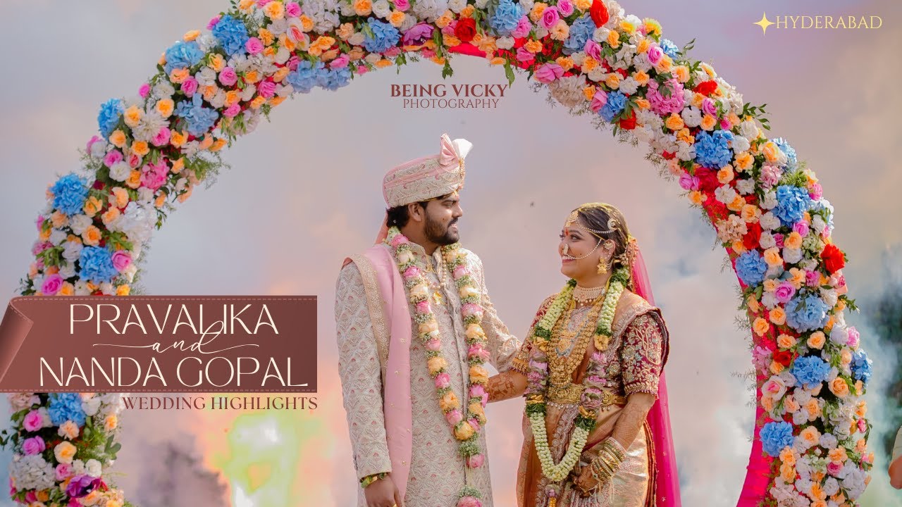 Pravalika & NandaGopal Wedding Highlights || Being Vicky Photography 4K|| Hyderabad
