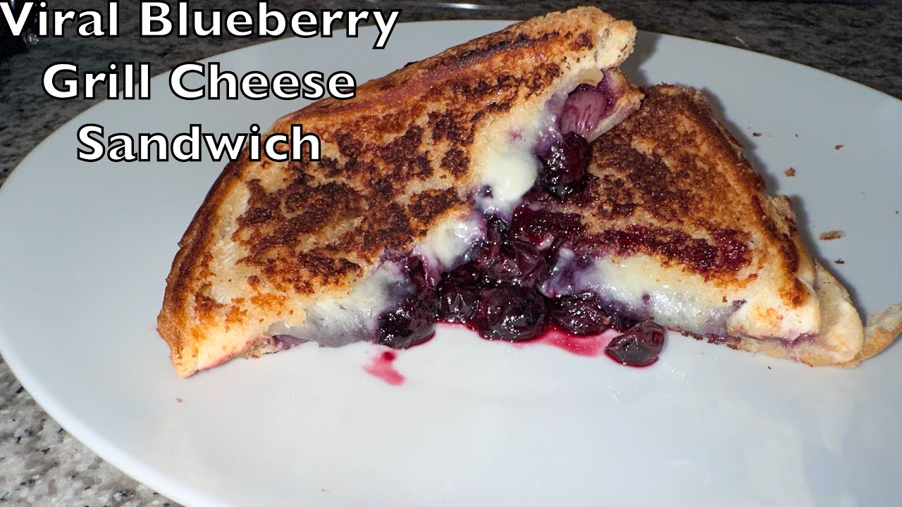 Ultimate Blueberry Havarti Grilled Cheese Sandwich | Sweet & Savory | #SelfMadeCook