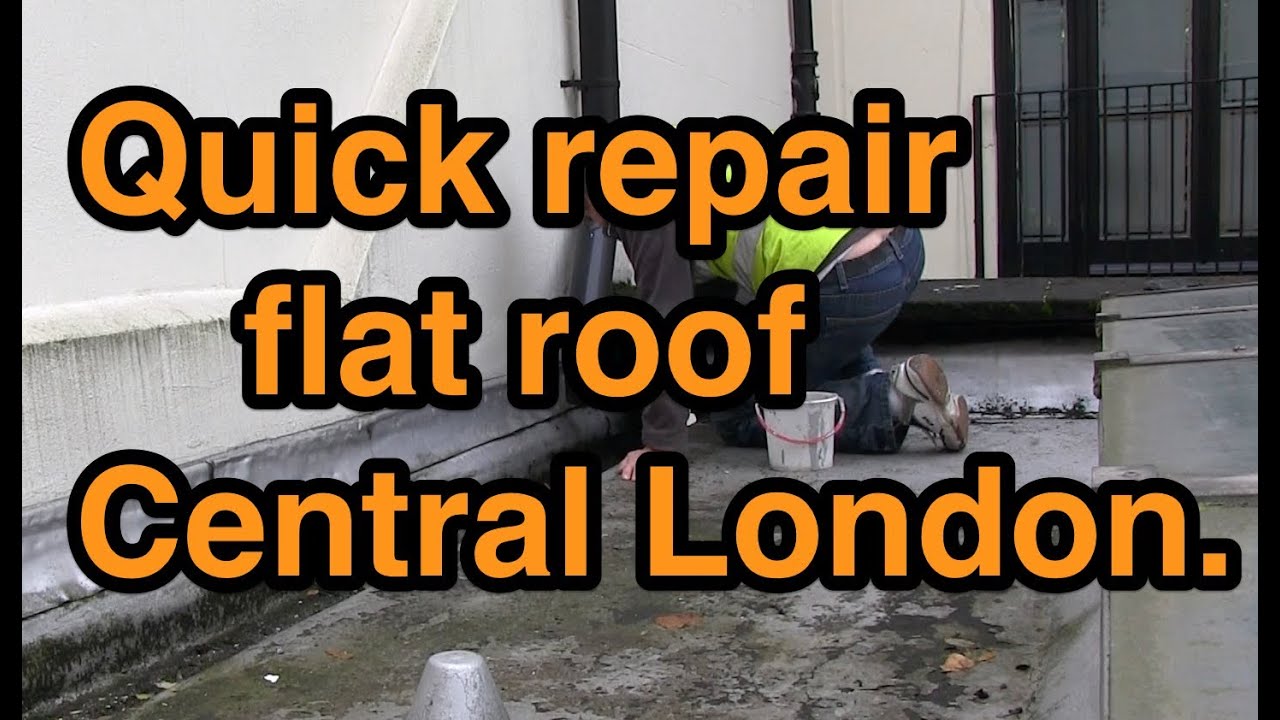 Quick Repair Of An Asphalt Flat Roof In Central London