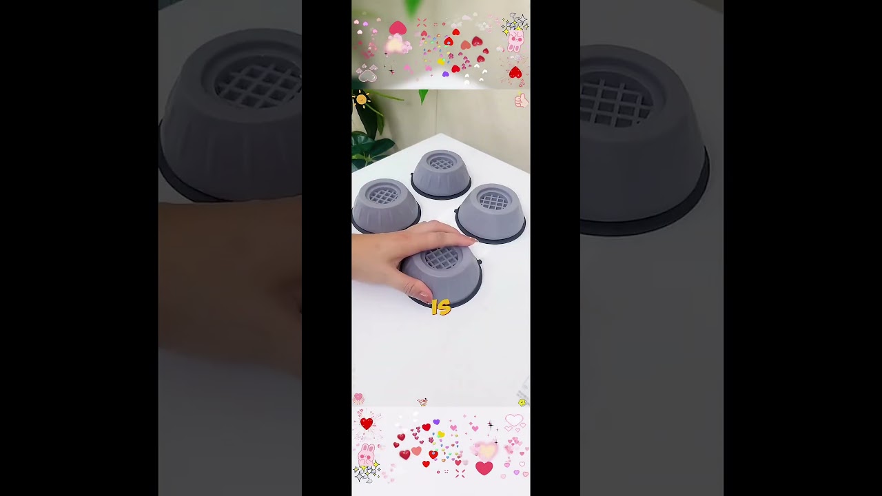 Silent Laundry Solutions with Anti-Vibration Pads #AntiVibration