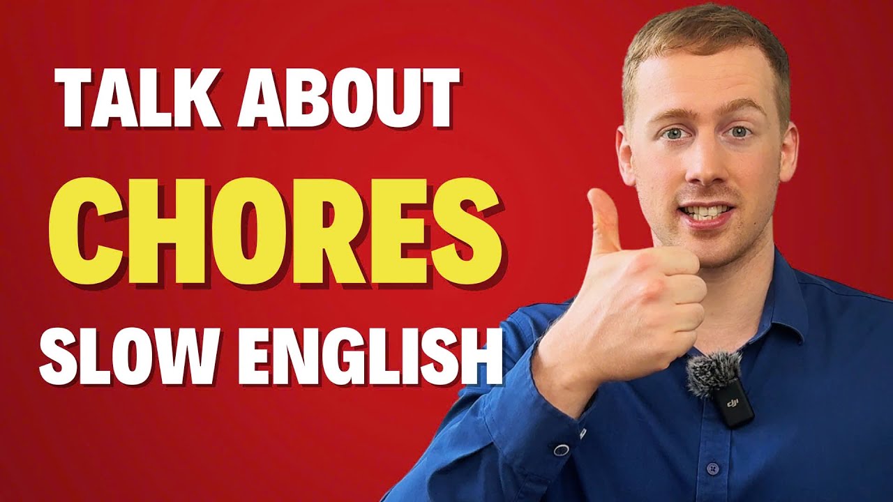 🧹 Chores In English – Slow English With Brian (Level A2-B1) 🧺