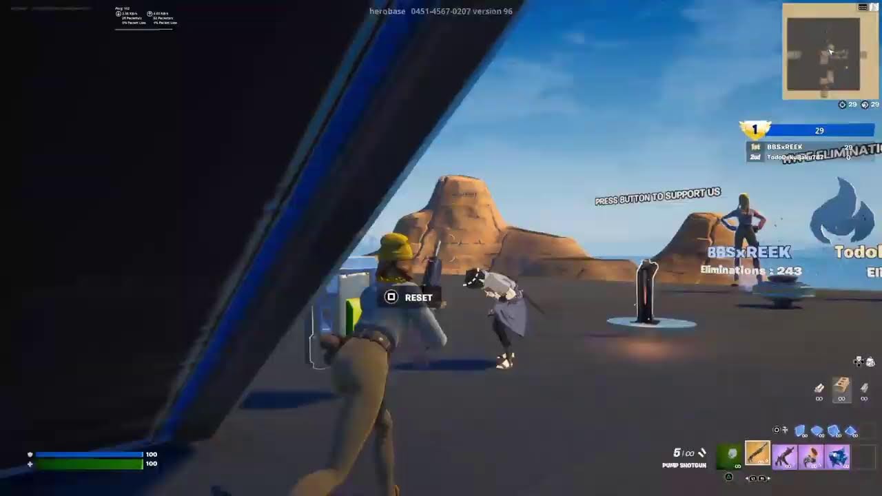 Free play warm up and arena