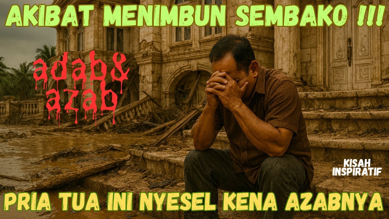 AZAB penimbun sembako serakah,hartanya di musnahkan hingga putus asa !!!
