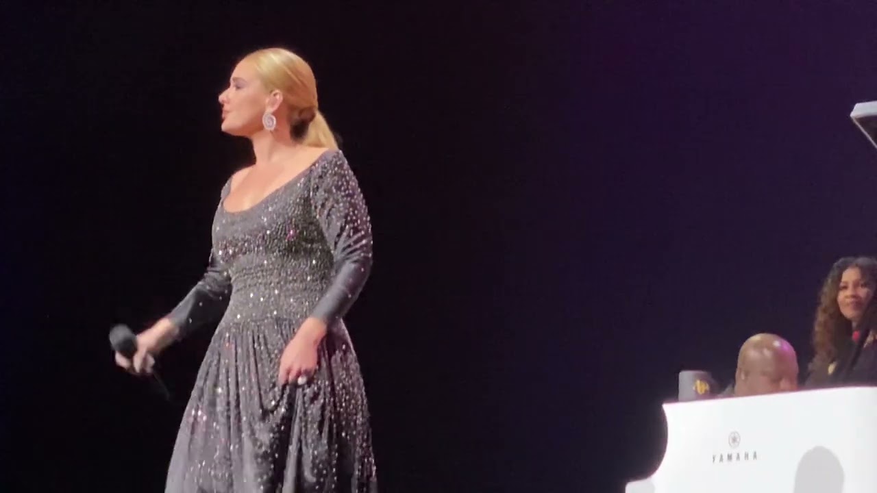 Adele performing “Take It All” during her Weekends with Adele residency at the Colosseum at Caesars