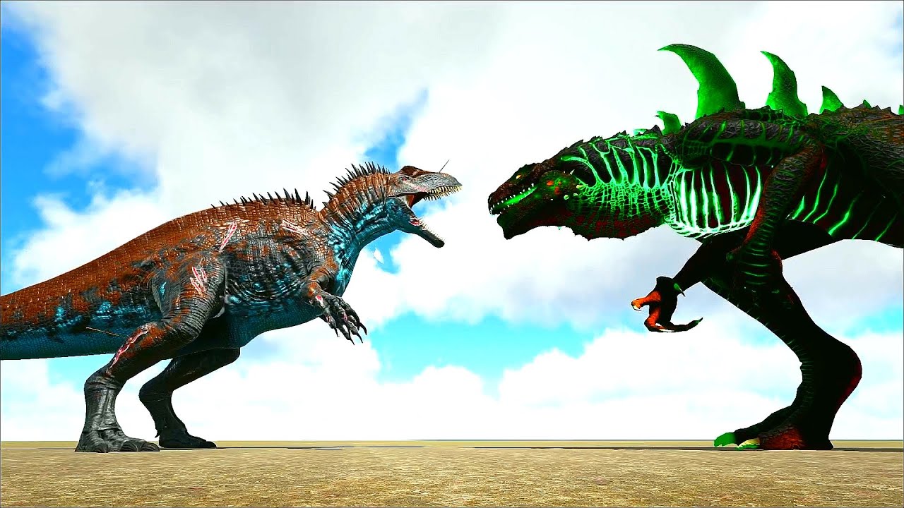Ark Survival - SAVAGE ACRO vs ZILLA and PRIMAL FEAR CELESTIAL DINOS [Ep.612]