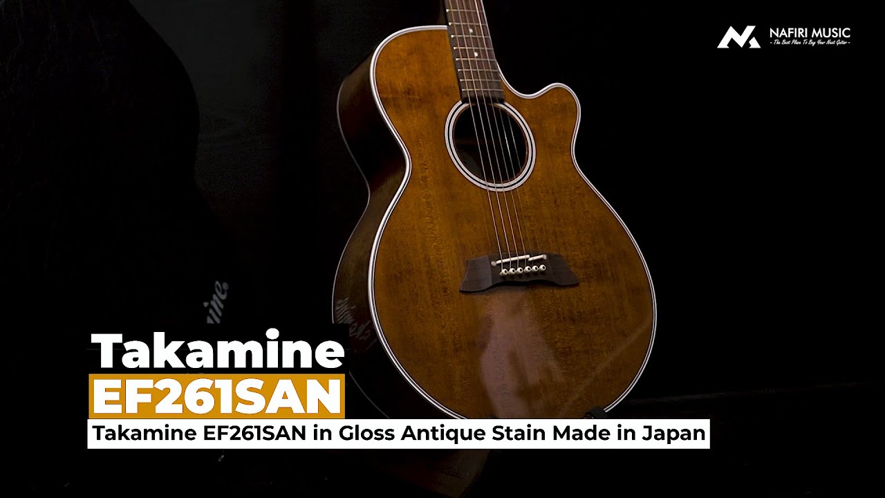 Takamine EF261SAN in Gloss Antique Stain