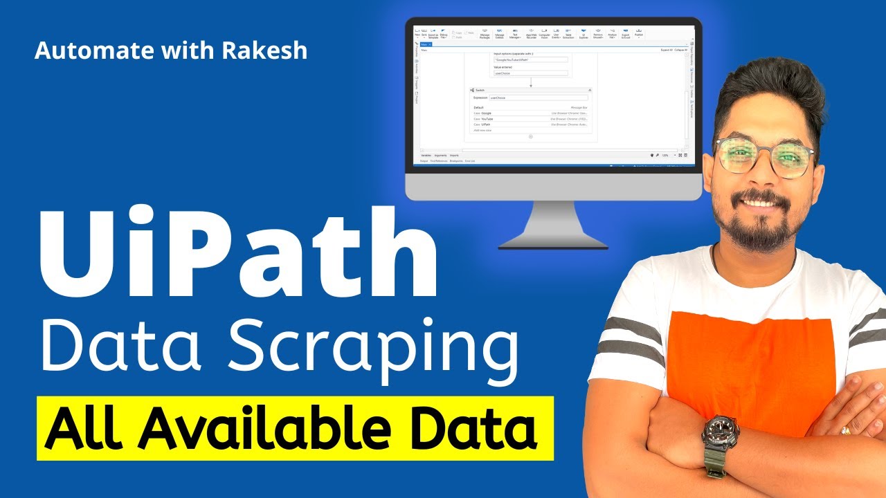 UiPath Dynamic Data Scraping ALL Availalbe DATA