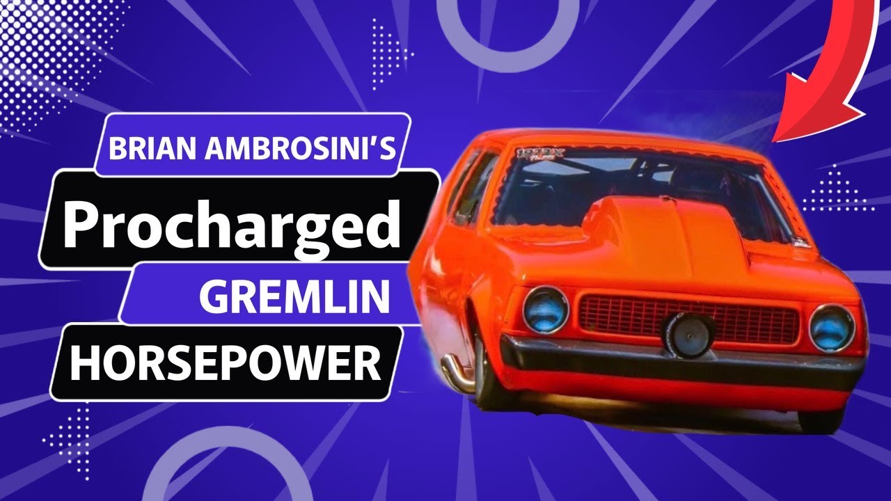 Wheel Standing Champion Brian Ambrosini's 3,000 HORSEPOWER Drag Radial AMC Gremlin
