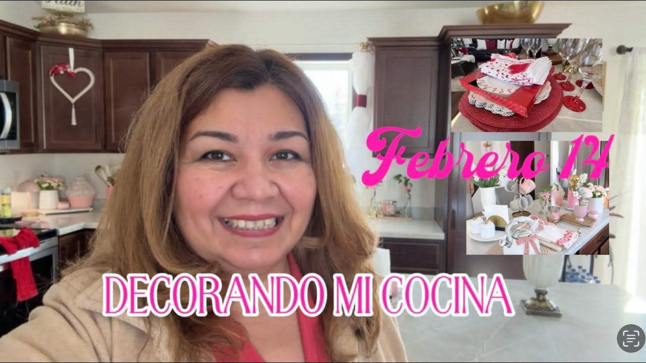 Adornos bonitos en mi cocina de 14 de febrero. ❤️😍🎀