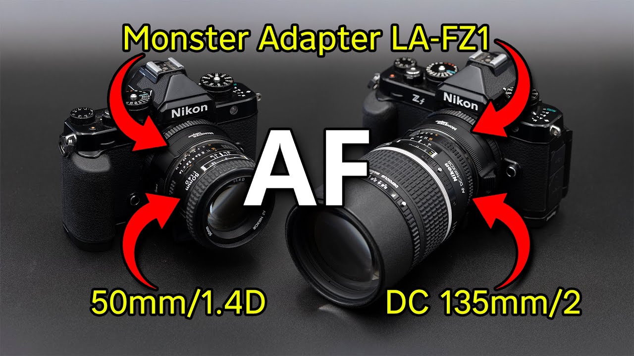50mm/1.4D & DC135mm/2 on Nikon Zf with Monster Adapter LA-FZ1