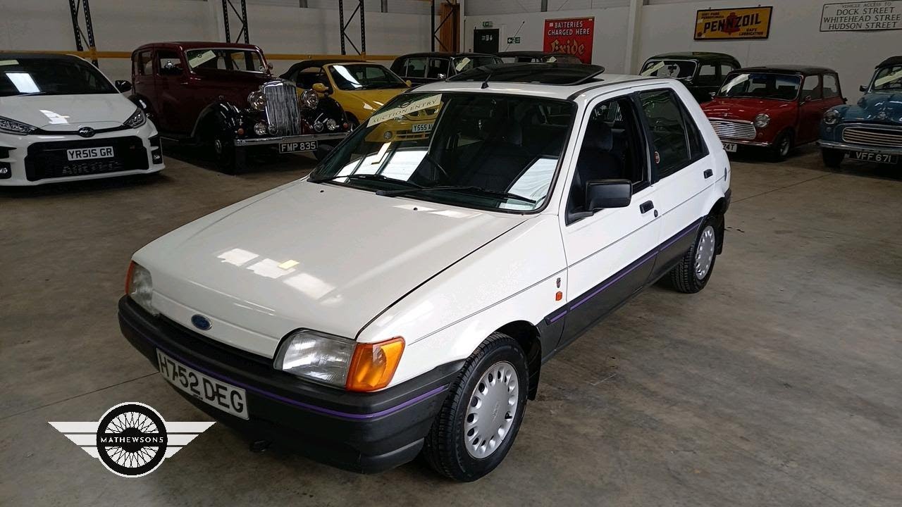 1990 FORD FIESTA GHIA | MATHEWSONS CLASSIC CARS | AUCTION: 4, 5 & 6 SEPTEMBER 2024