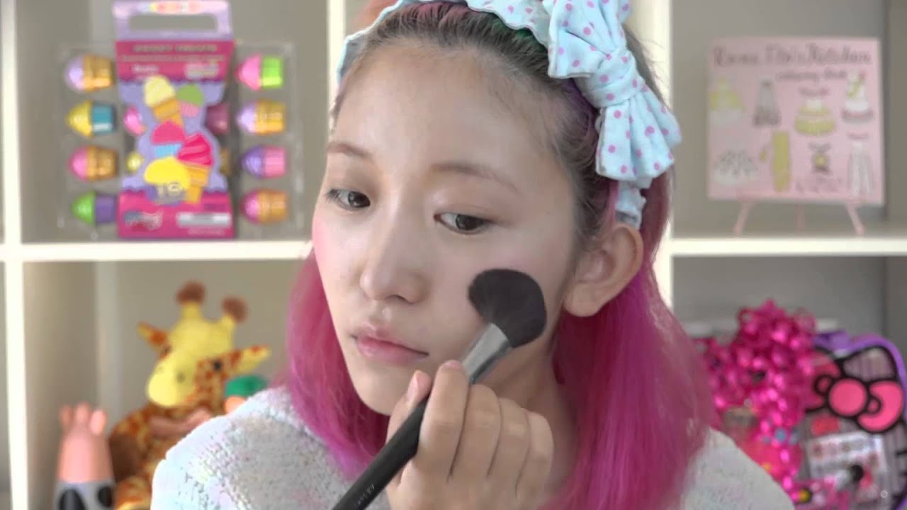 メイクで変身！すっぴんからフルメイクまで全て公開☆My Everyday Makeup Japanese 2014