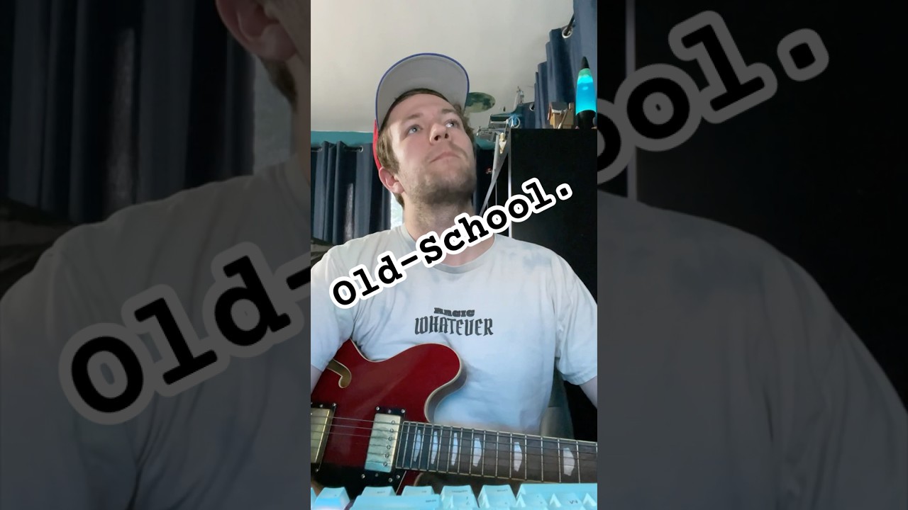 Creating an old-school organic instrumental&hellip; #musicproduction #studio #guitarist #oldschool #audio