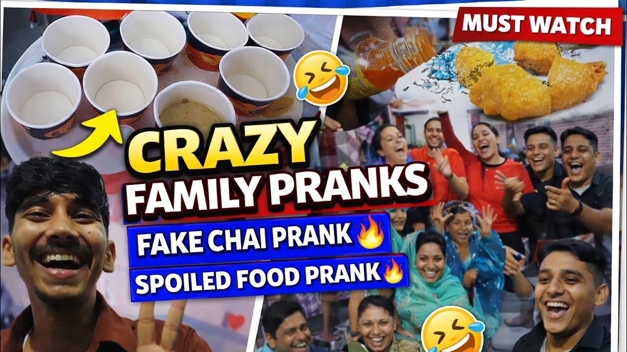 Crazy Pranks on Family 🤣🤣🤣 | Life With Sourav kamboj #vlog #lifestyle #familyvlog #funnyvlog #vlogs 