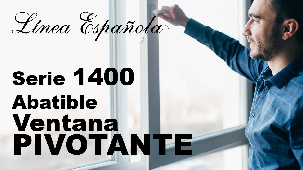 VENTANA PIVOTANTE | ¿Cómo armarla? | Serie 1400 Abatible #LíneaEspañola #Extrusiones Metálicas