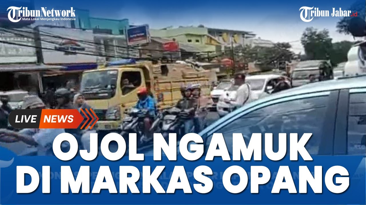 KONDISI TERKINI di Ojeg Pangkalan Pasir Impun Seusai Digerudug Driver Ojol yang Ngamuk