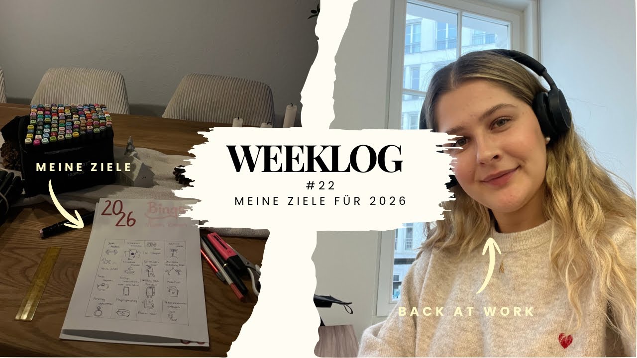 ZIELE fürs neue Jahr | Arbeitsalltag startet wieder | Weeklog #22
