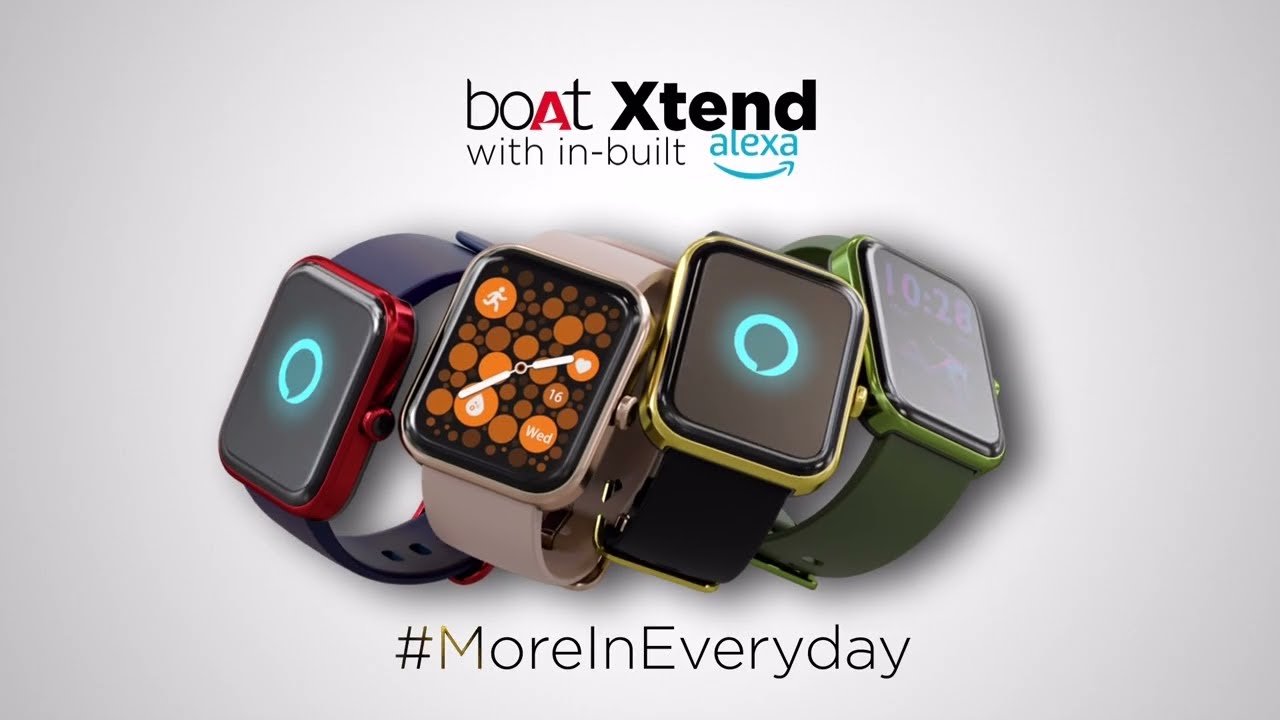 boAt | Watch Xtend Smartwatch| Count Calories with Alexa