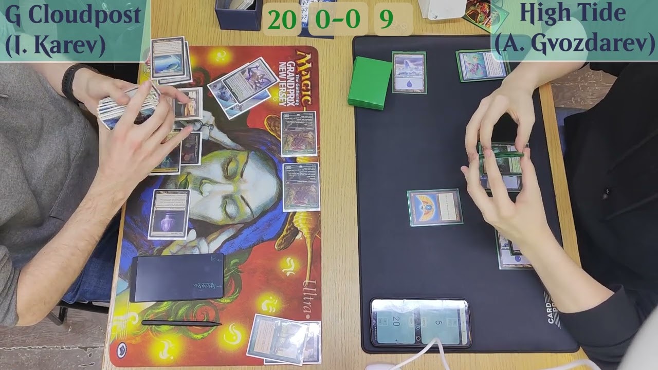 [MTG Legacy] Round 4: Green Cloudpost vs High Tide