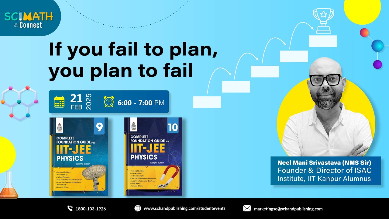 SciMath Connect | Motivation | If you fail to plan, you plan to fail | S Chand Academy