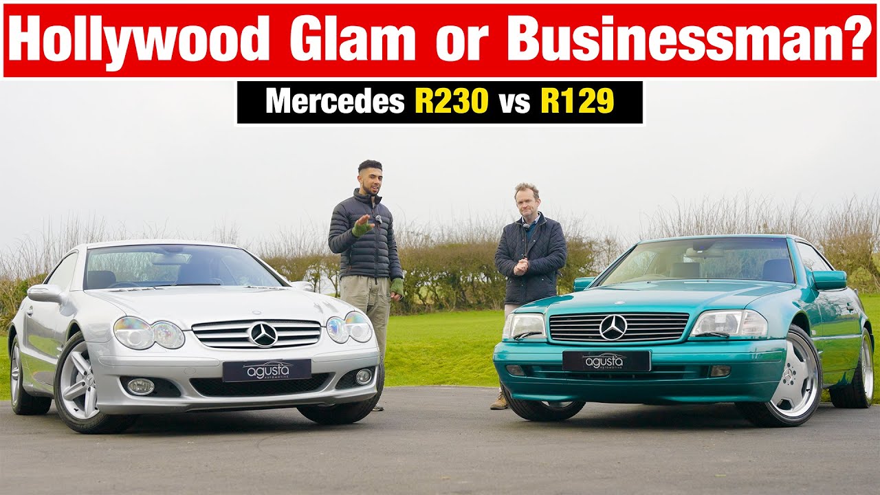Mercedes SL R129 vs R230 - Hollywood Glam or Businessman? Twin Test