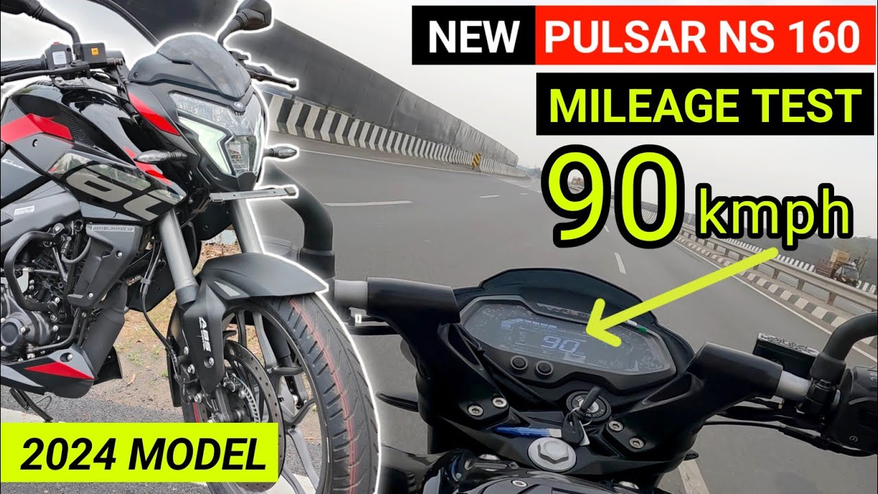 NS160 New Model 2024 Mileage Test | New Pulsar NS160 Mileage Test | NS160 Mileage| 160 | New Model