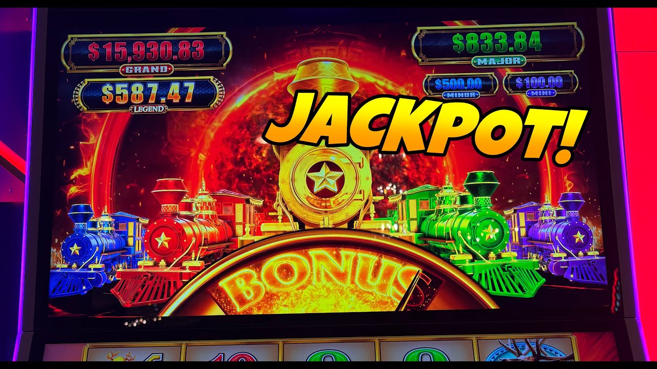 🚨I got the GRAND & GOLD TRAINS TOGETHER! on new Cash Express Legend. HANDPAY@Delaware Park Casino
