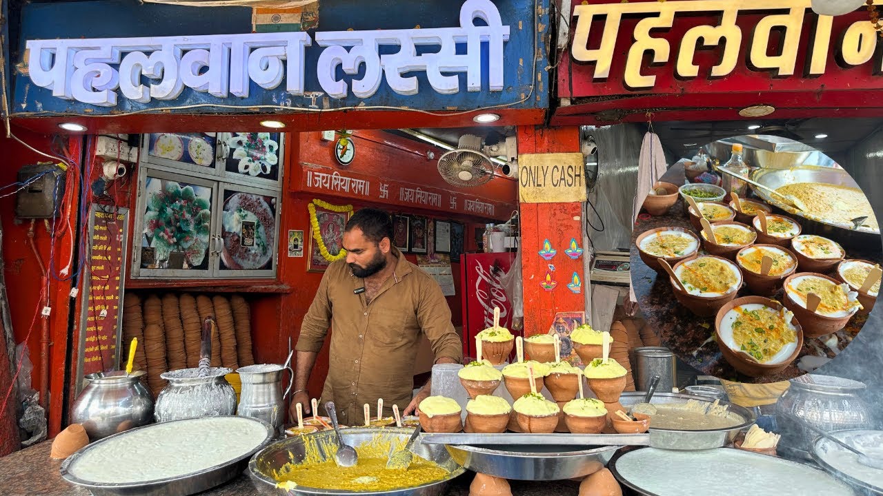 Varanasi Famous ପହଲୱାନ୍ Lassi | Highest Selling Lassi In Varanasi | Varanasi Food Tour
