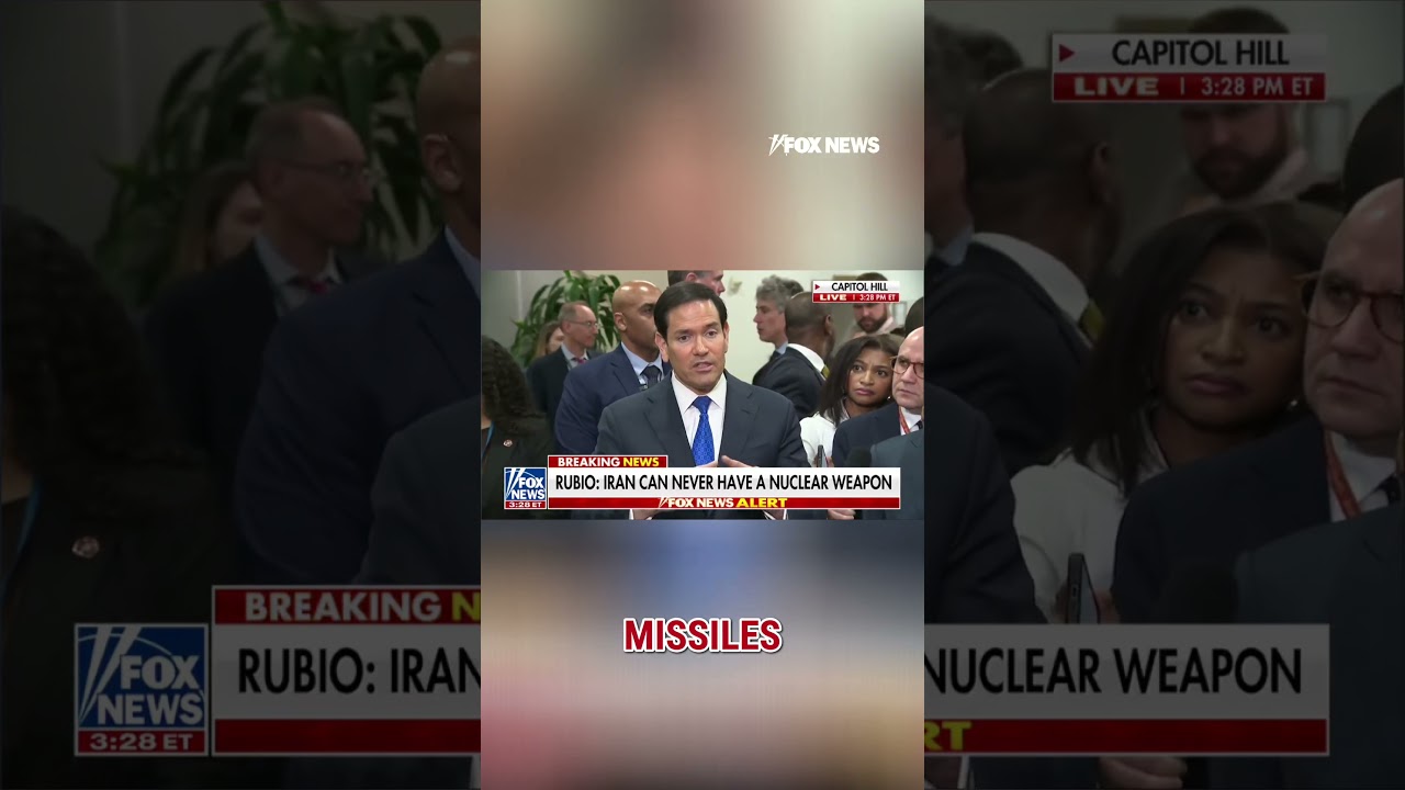 Secretary Rubio: Iran is 'RUN BY LUNATICS' #shorts #news #foxnews #us