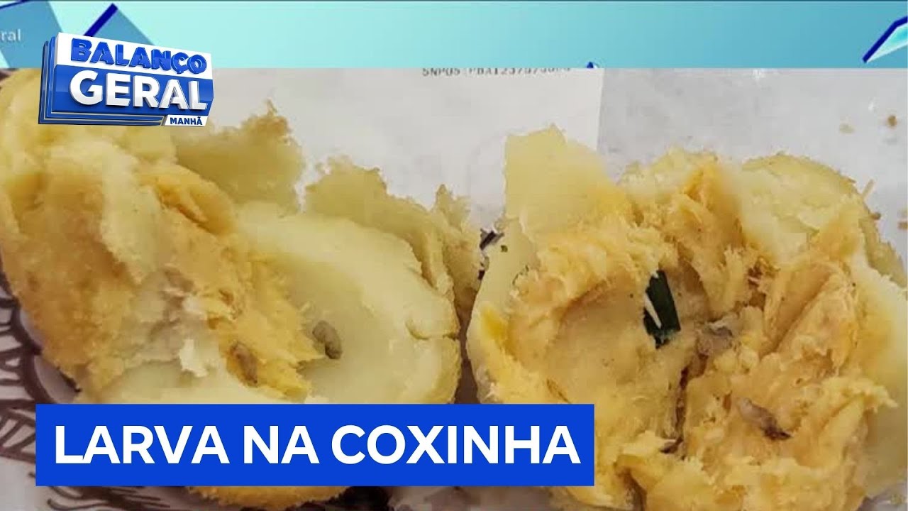Dono de padaria e jornalista trocam acusações após denúncia de larva em coxinha