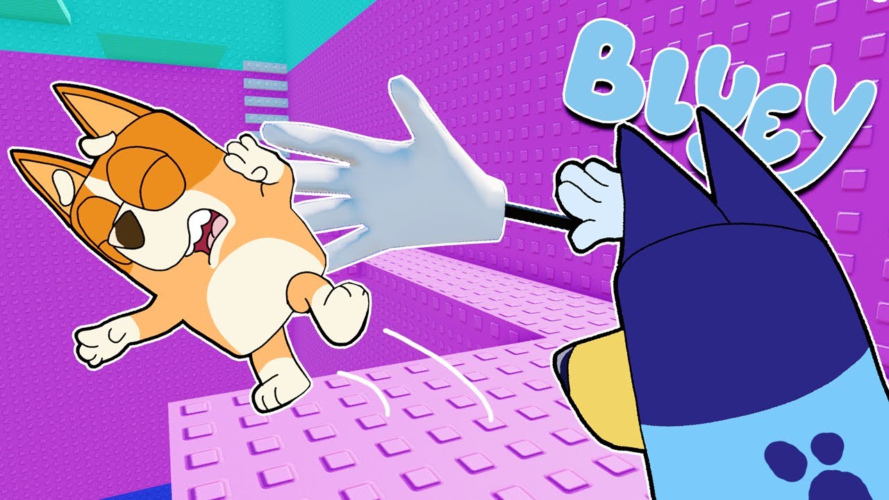 BLUEY TROLLEA a BINGO en SLAP TOWER | Las Aventuras de BLUEY en ROBLOX!