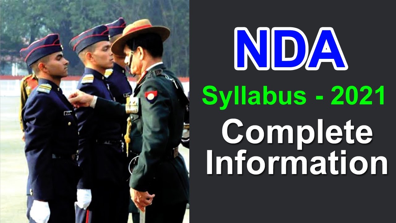 NDA SYLLABUS 2021 | COMPLETE INFORMATION | PUC PASS | SYLLABUS FOR BOYS AND GIRLS