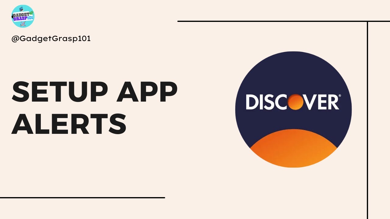 How to Set Up Discover Mobile App Alerts