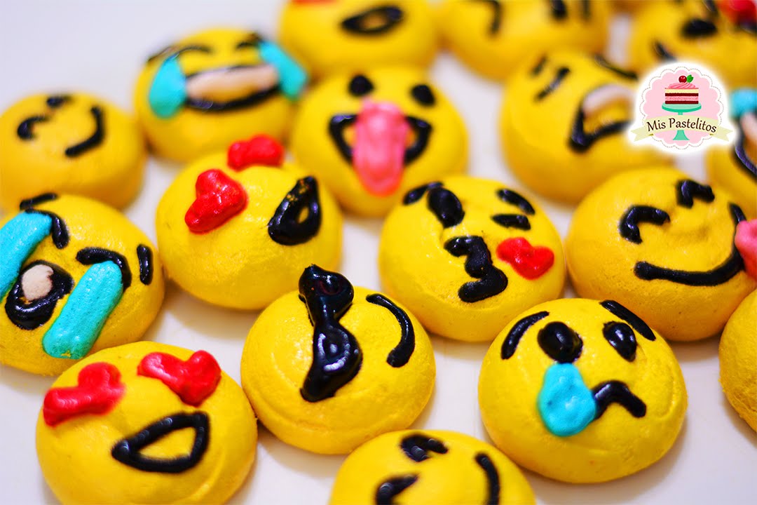 EMOJIS DE MERENGUE CON EL GUZII | MIS PASTELITOS