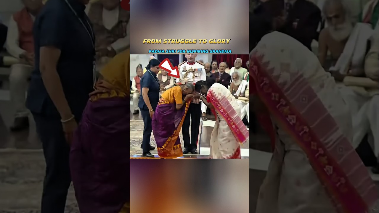 FROM STRUGGLE TO GLORY: PADMA SHRI FOR INSPIRING GRANDMA #shorts