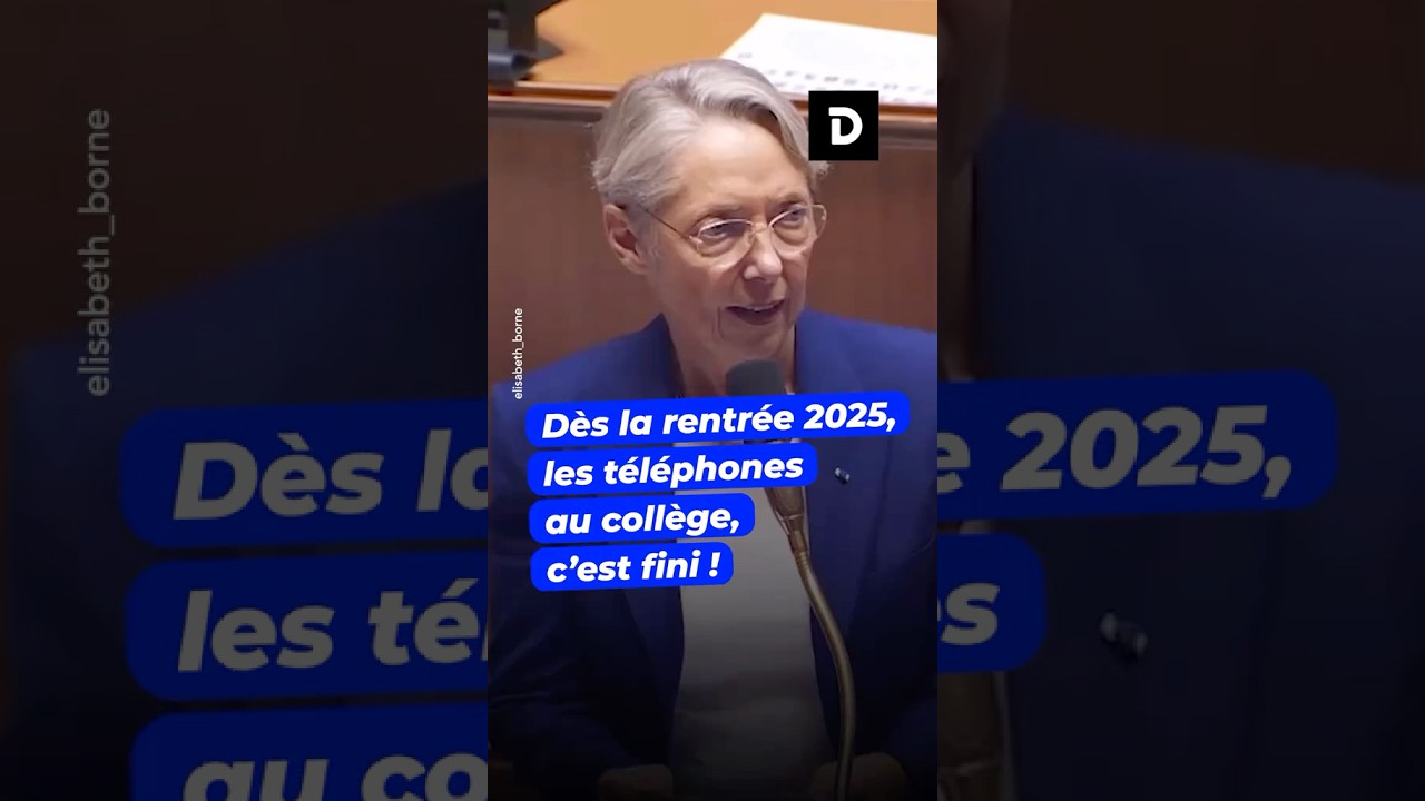 D&egrave;s la rentr&eacute;e 2025, les t&eacute;l&eacute;phones au coll&egrave;ge, c&rsquo;est fini !