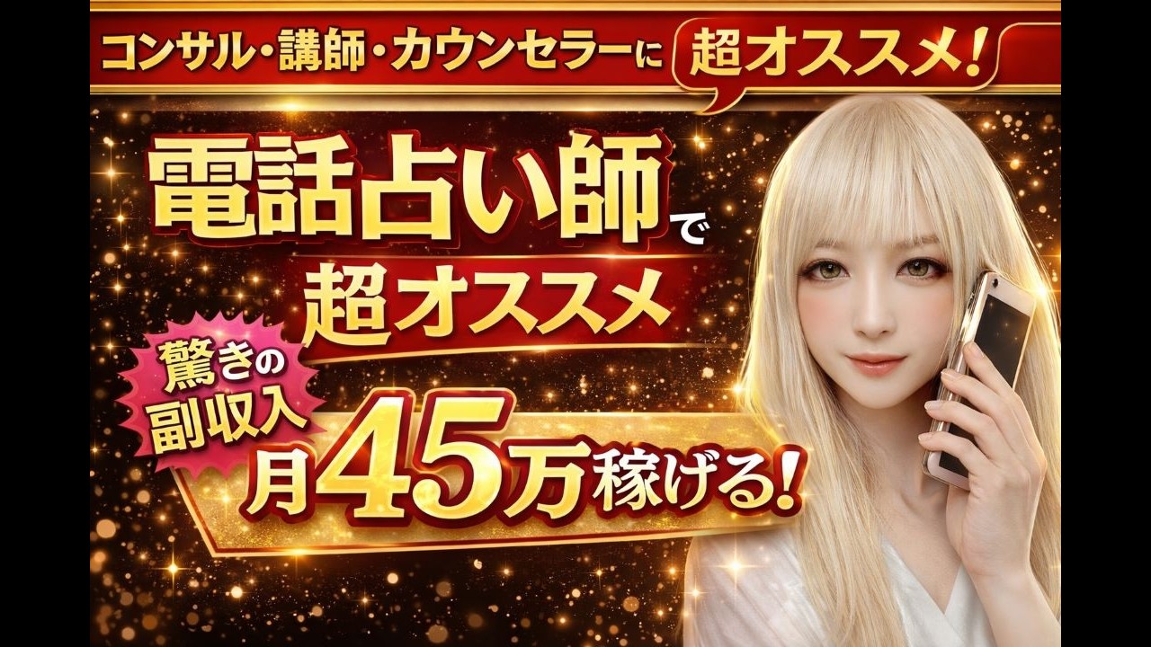 【集客なし副業✨】コンサル•カウンセラー•講師の方必見‼️
