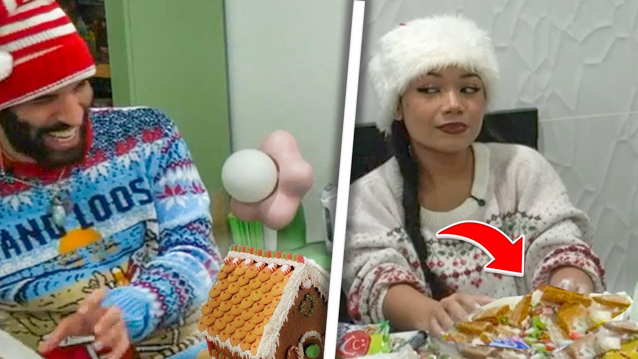 We Did a Gingerbread Building Competition..I Sucked at It (FT. @ricothgiant & @peegtv)