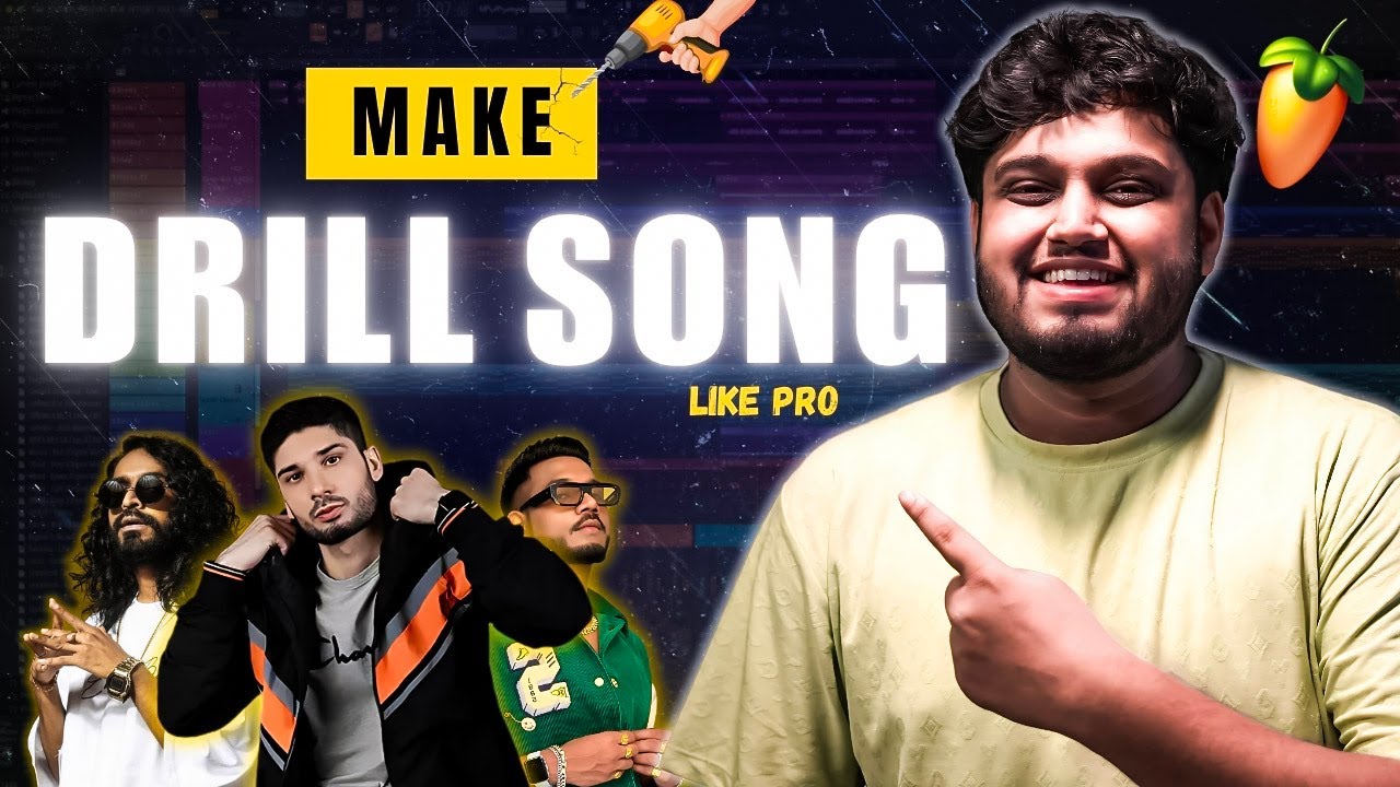 How To Make Drill Song (From Start To End) - FL Studio With Kurfaat