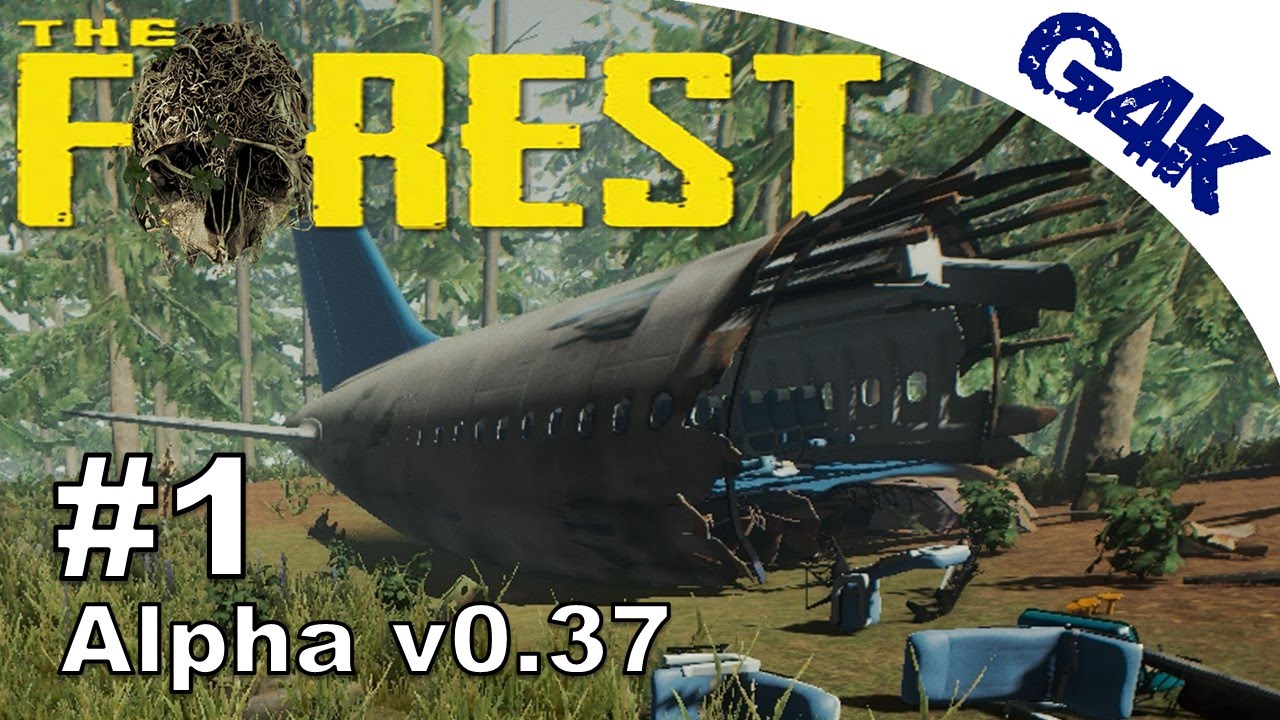 Crashed | The Forest Alpha v0.37 Let's Play | Part 1