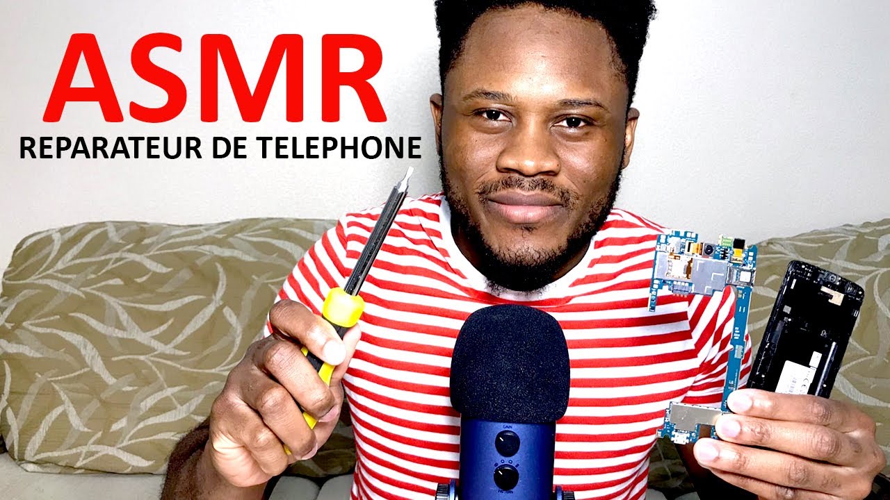 ASMR Fr ✔ Roleplay REPARATEUR DE TELEPHONE 📞  asmr francais + chuchotement HYPER RELAXANT - АСМР