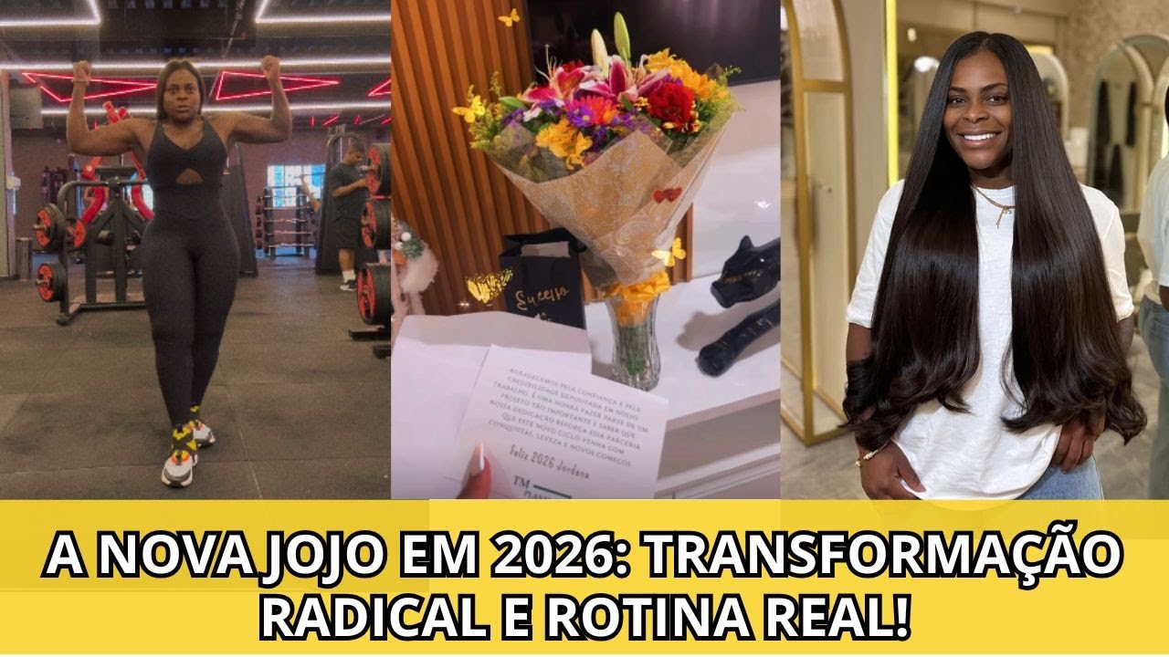 A TRANSFORMAÇÃO TOTAL DE JOJO TODYNHO  Cabelo, Shape, Dieta e o Novo Visual de 2026! COMPLETO