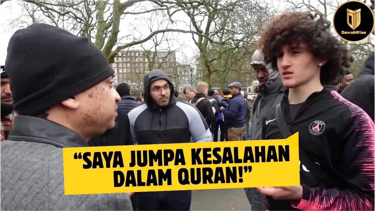 Kesalahan Dalam Quran? Penjelasan Luar Biasa! | Speakers' Corner | Hyde Park