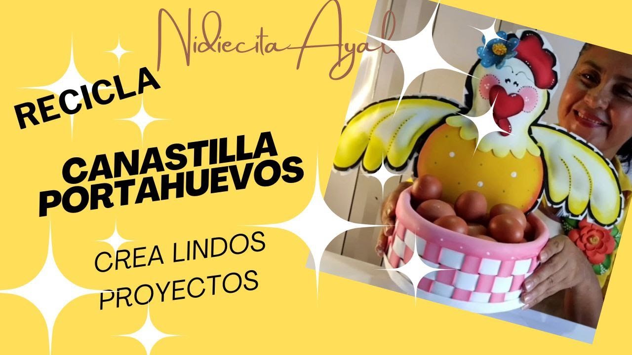 Canastilla porta huevos