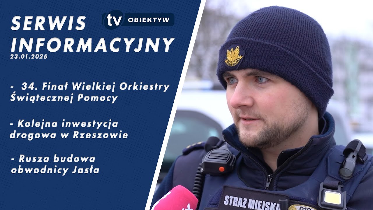 Serwis informacyjny 23.01.2026 | Telewizja Obiektyw