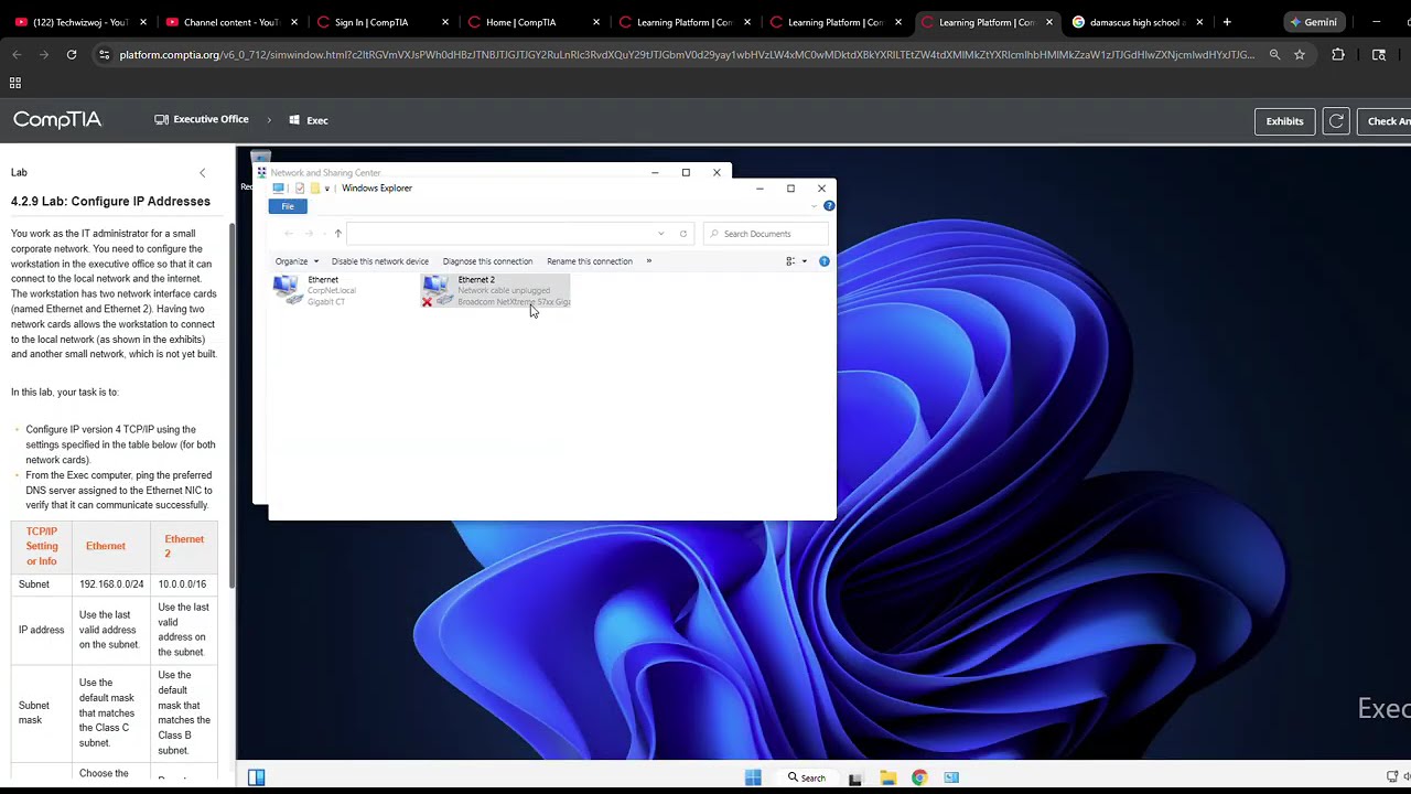 4.2.9 Lab: Configure IP Addresses