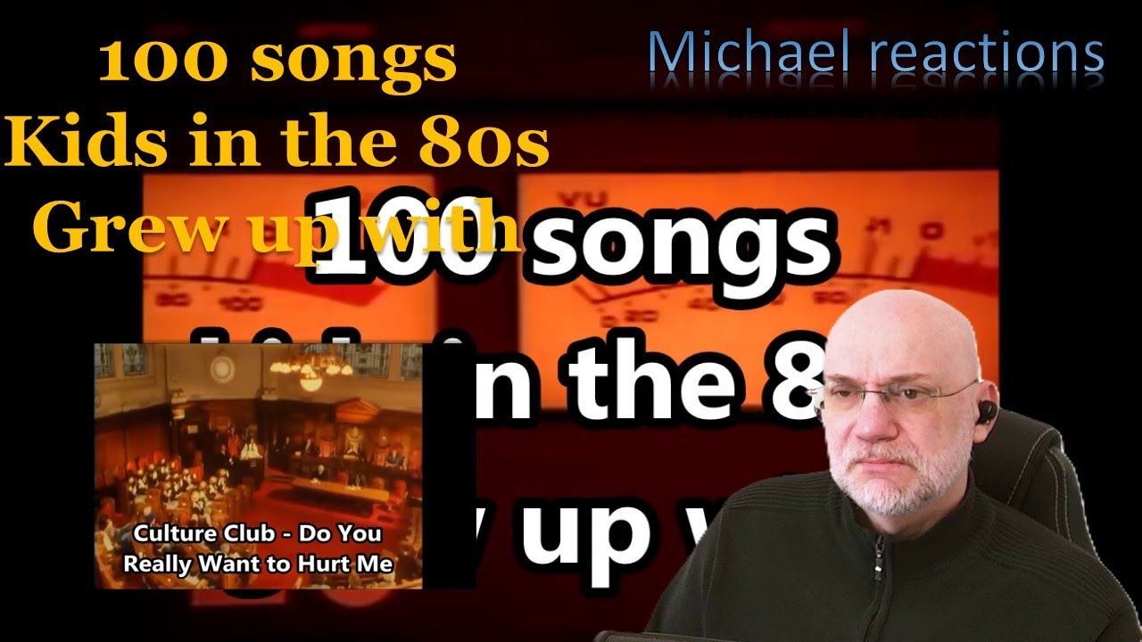 100 songs Kids in the 80s grew up with First time reaction ! Fun !